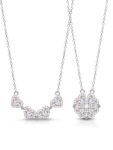 silmora_four_hearted_silver_chain_pendant