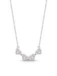 silmora_four_hearted_silver_chain_pendant